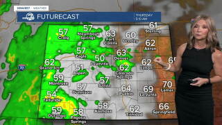 More heavy rain moving into Colorado