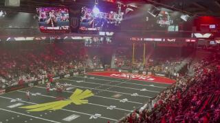 Vegas Knight Hawks celebrate 2025 championship at home opener