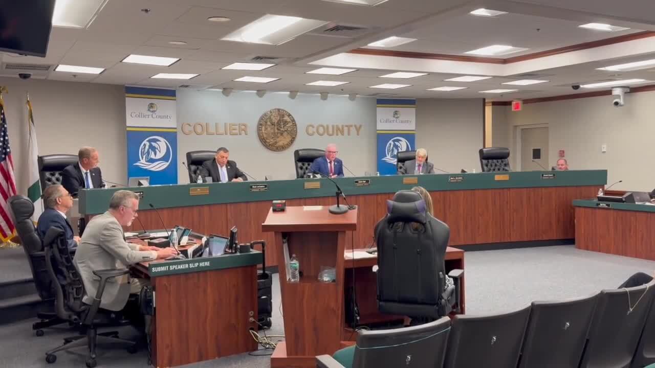 Collier County Commission vote against Amendment 4 symbolic vote