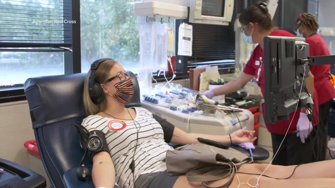 Red Cross Blood Donations