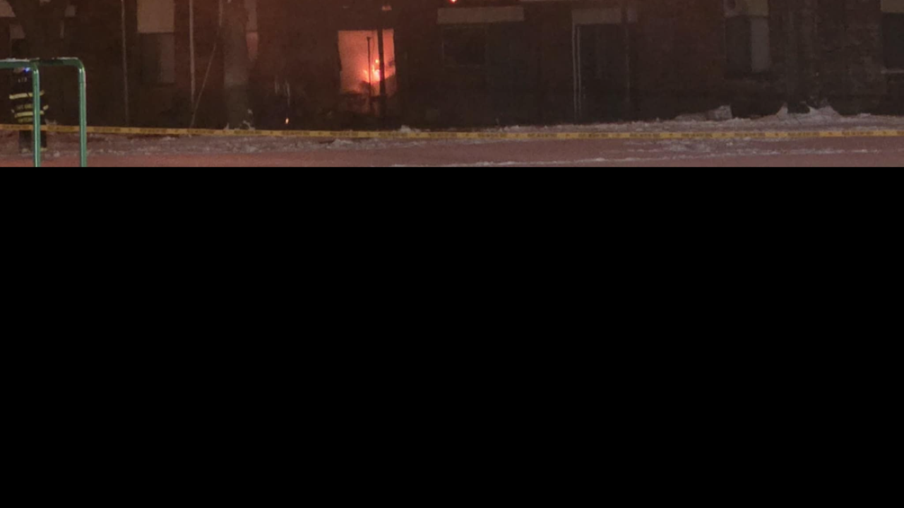 Fire in action, Crossroads Apartment