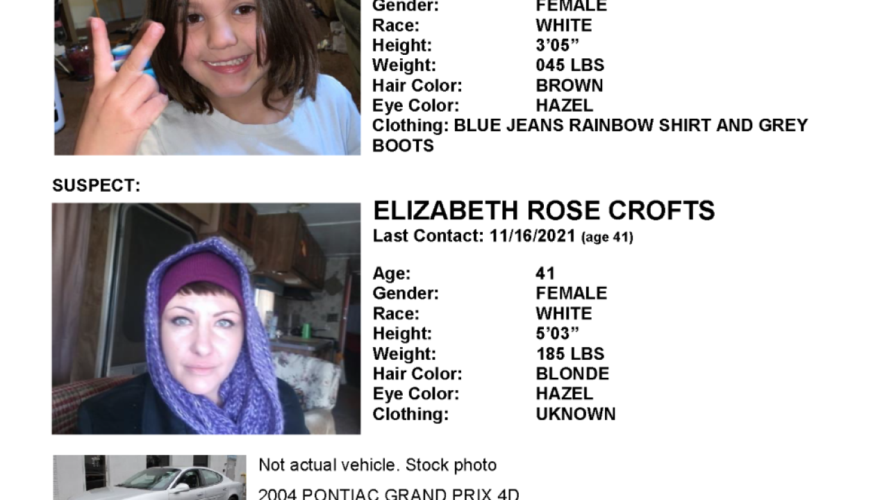AMBER Alert Canceled Idaho girl found in Elko County