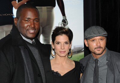 Quinton Aaron, Sandra Bullock, Tim McGraw