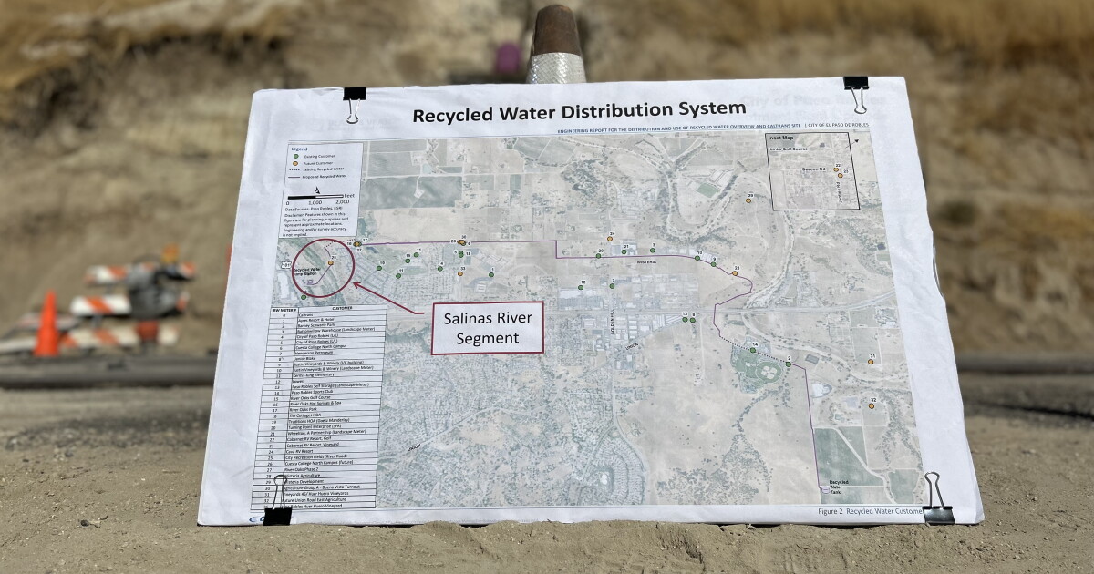 Recycled water project in Paso Robles to address groundwater issues - Vimarsana News