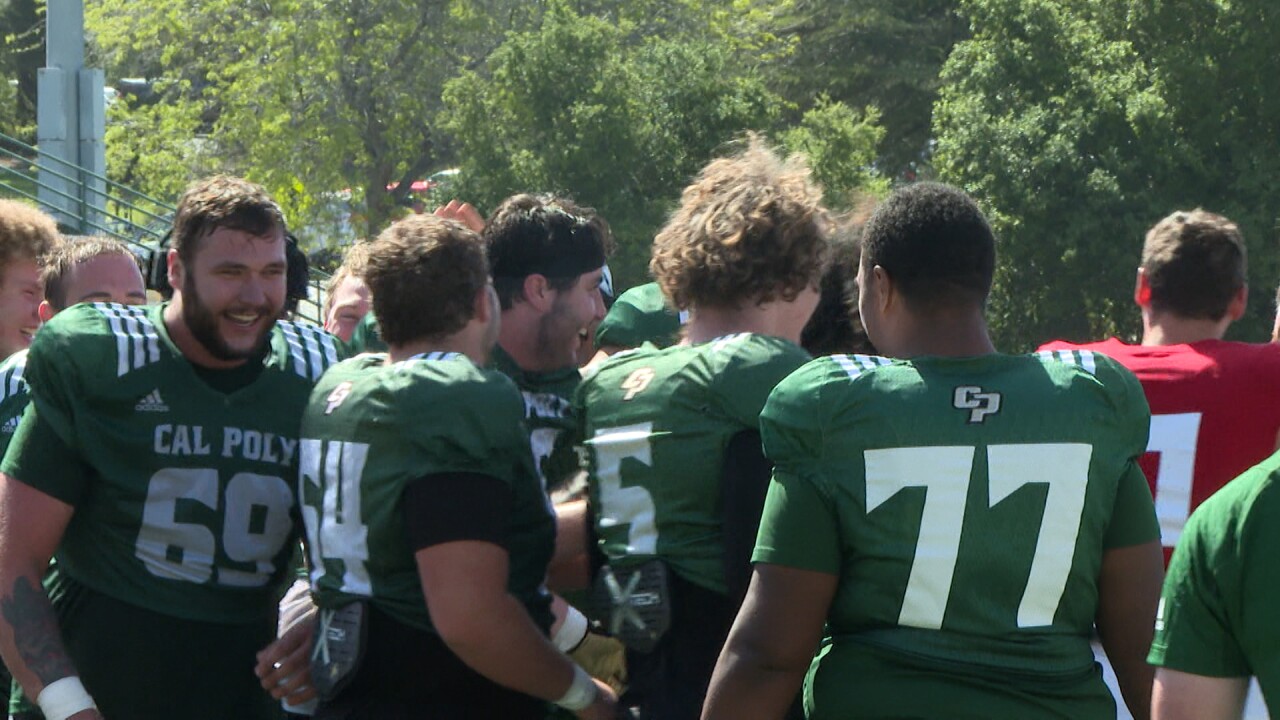 Both of the sides of the ball improving throughout Cal Poly's spring season Both of the sides of the ball improving throughout Cal Poly's spring season