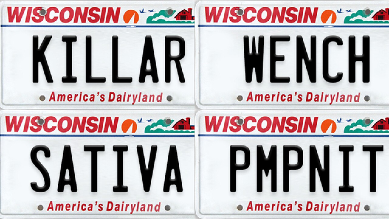 REJECT: How Wisconsin determines the fate of your personalized license ... REJECT: How Wisconsin determines the fate of your personalized license ...