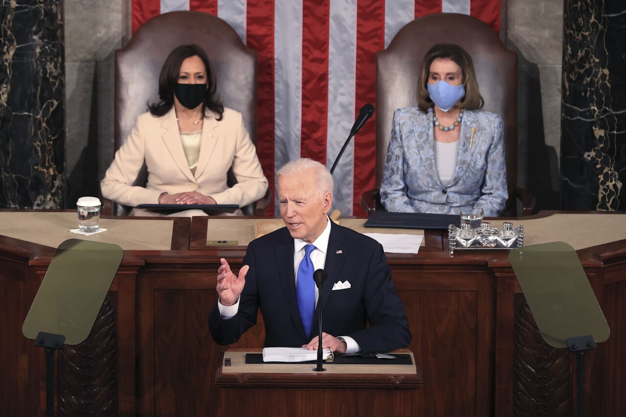 APTOPIX Biden 100 Days Congress