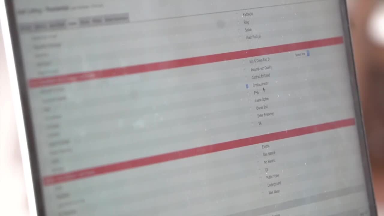 terms considered for home buying in Florida: cryptocurrency