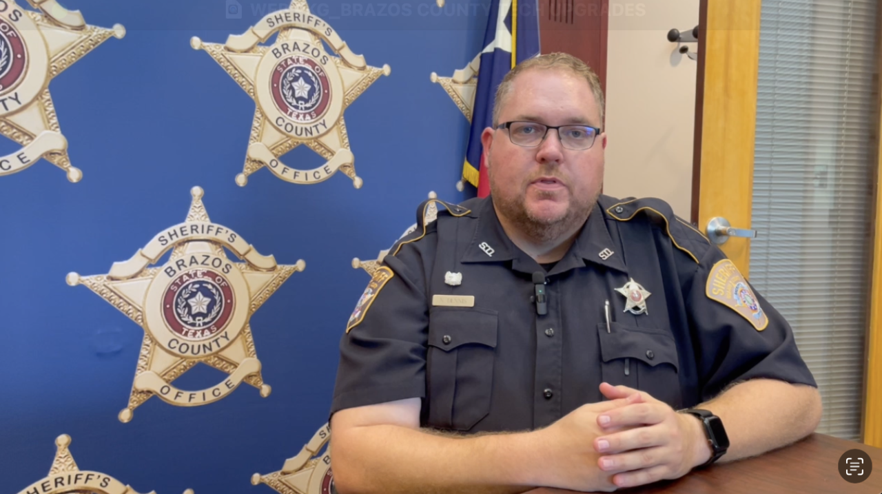 Deputy Nathan Dennis, Public Information Officer, Brazos County Sheriff's Office