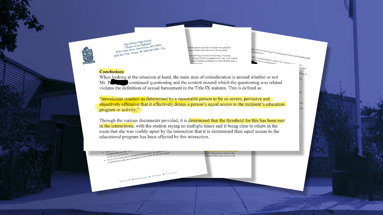 Erik Pritchard Title IX investigation report