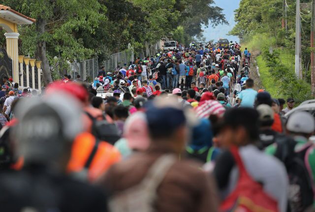 Migrant caravan: Scenes from the 2,000-mile journey thousands are making to get to the U.S. border