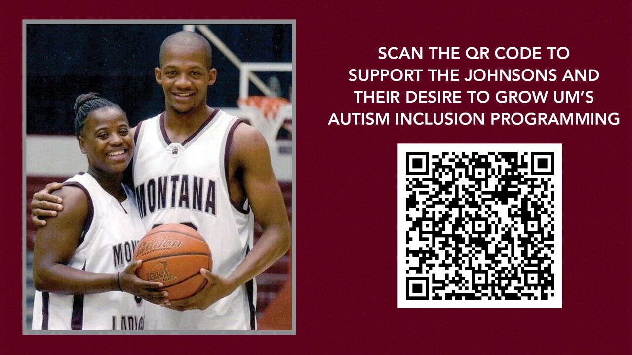 Griz Vision Support the Johnsons QR Code