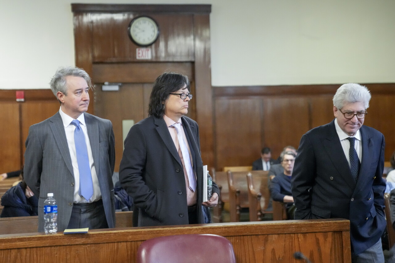 Craig Inciardi, Edward Kosinski and Glenn Horowitz in court for 'Hotel California' trial, Feb. 21, 2024
