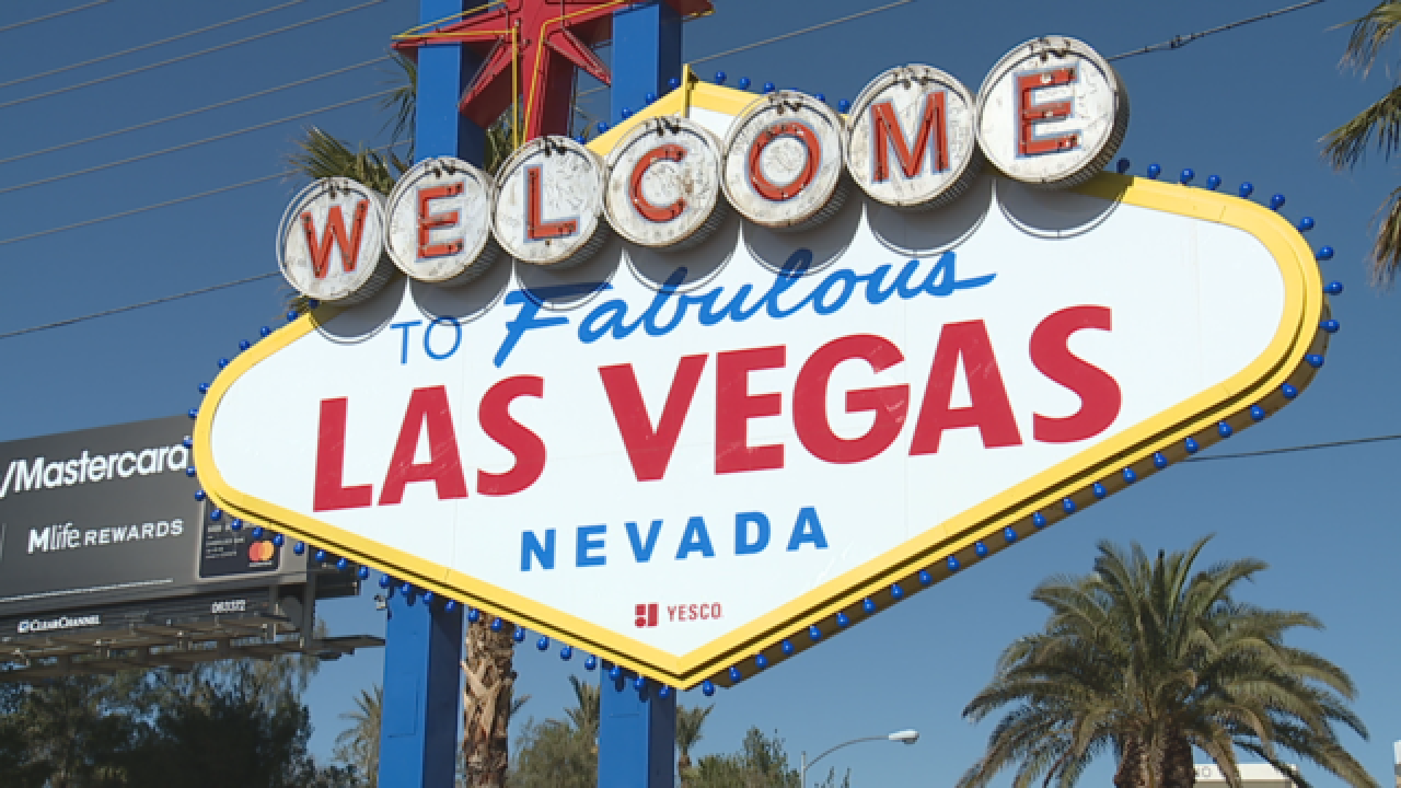Las Vegas welcome sign will be rainbow-lit June 22.