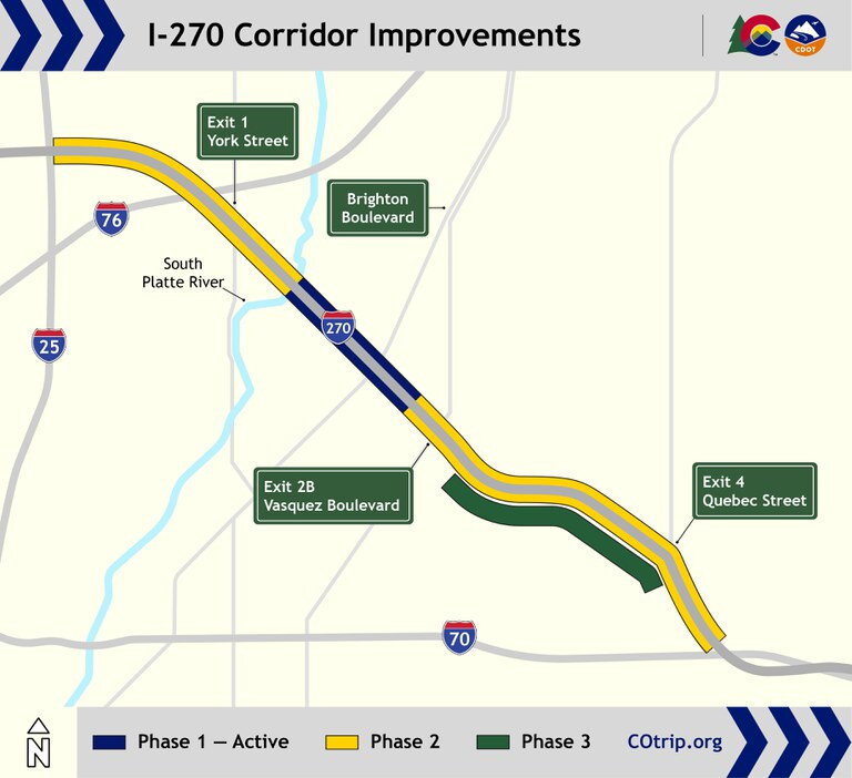 I-270 Improvement project phases