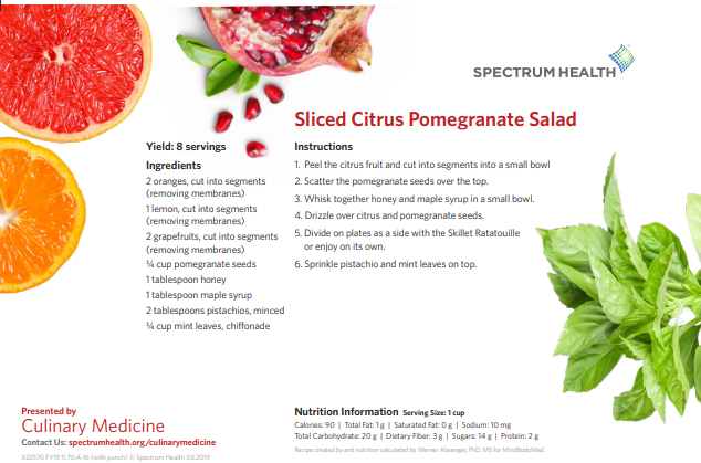 Citrus Pomegranate Salad