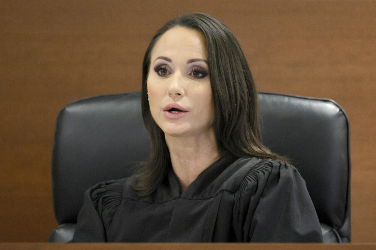 Judge Elizabeth Scherer reads jury instructions ahead of deliberations in penalty phase of Nikolas Cruz murder trial, Oct. 12, 2022