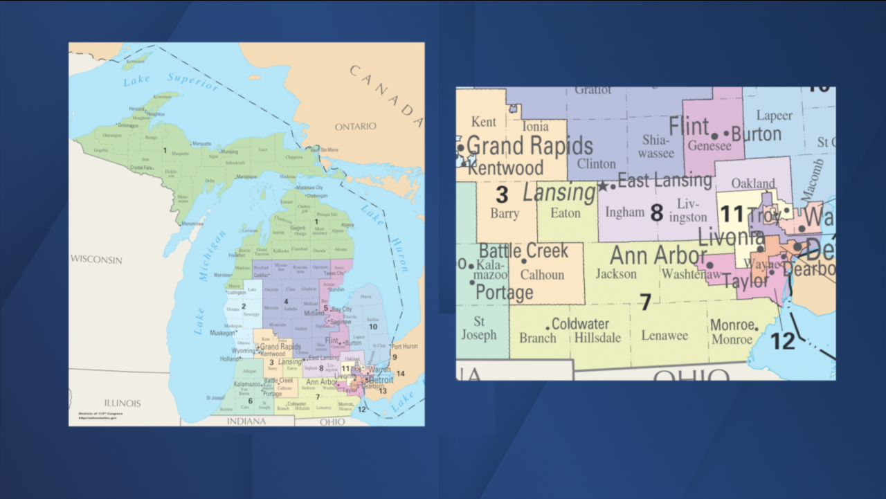 Current congressional map