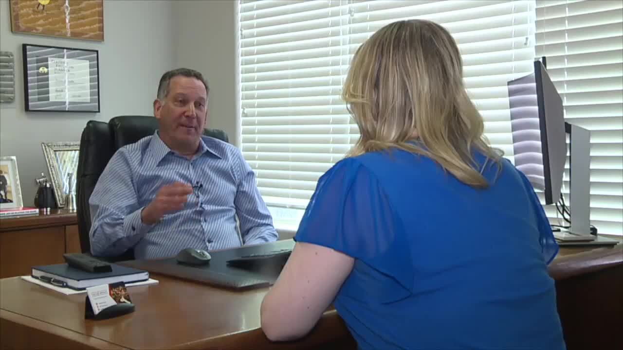 Mary Kielar talks to financial expert 