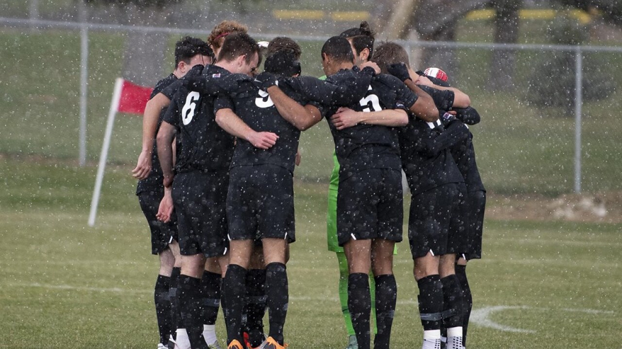 Late Goal Helps Rocky Mountain College Sweep Providence