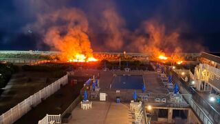 Illegal fireworks suspected in Ocean City dune grass fire