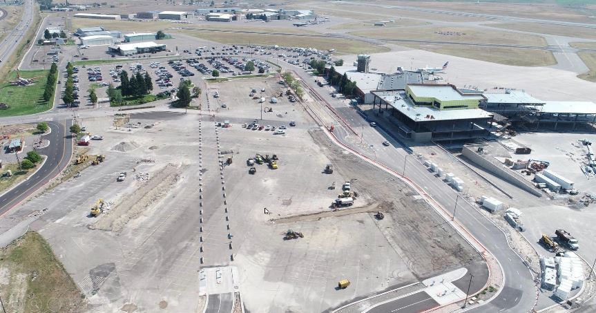 Missoula International Airport construction