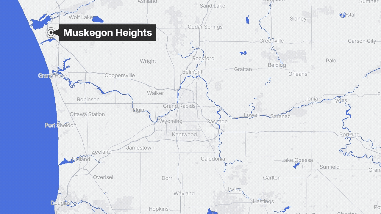 Muskegon Heights escape and arrest map.gif
