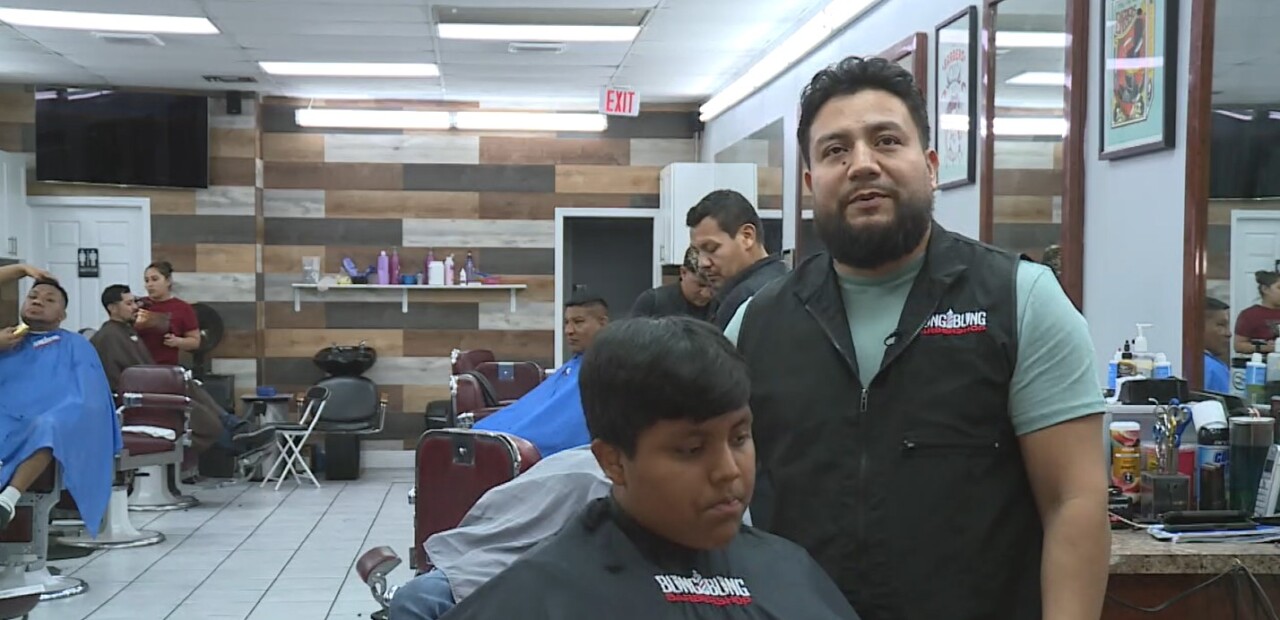 Bladimir Galvez, owner of Bling Bling Barbershop, talks about Florida immigration law