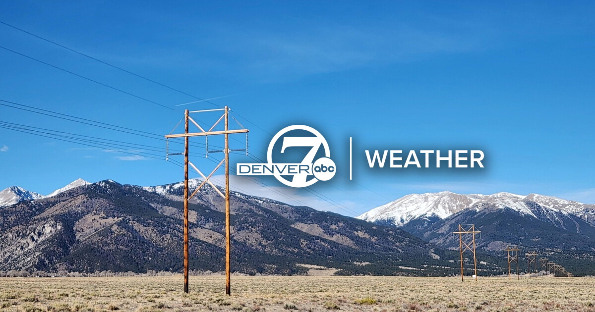 A warm and dry start to the week for the Denver metro area