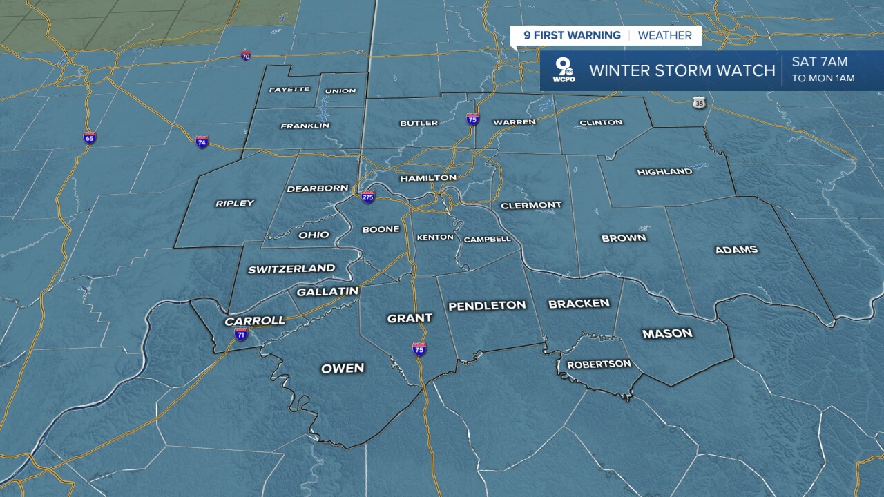 Winter Storm Watch - Thursday update