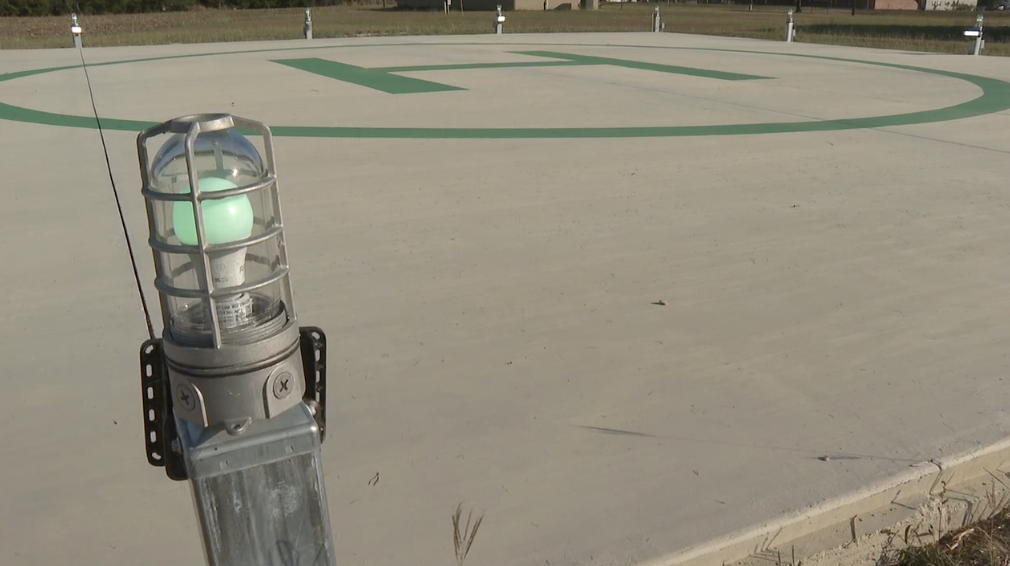 New helicopter pad in Milam County set to improve emergency response times for rural neighborhoods