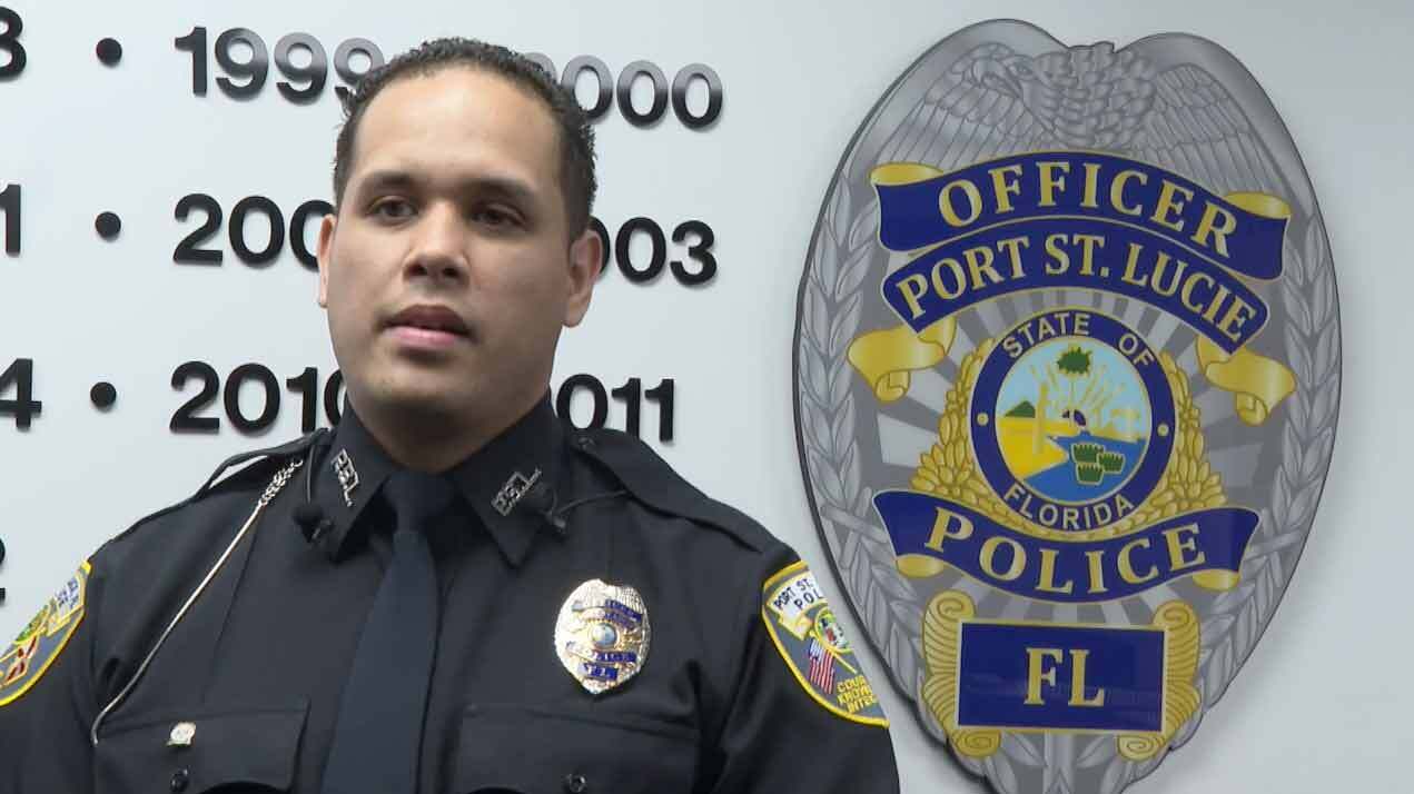 Port St. Lucie Police Officer Jose Chaparro shares why he decided to join the police force.