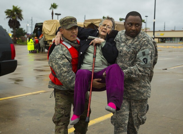 Hurricane Harvey rescue efforts