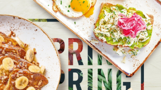 First Watch announced Crab & Avocado Toast, and Bananas Foster French Toast, as two of its new seasonal dishes for spring.