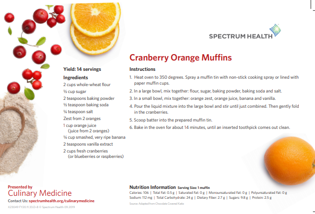 Cranberry Orange Muffins