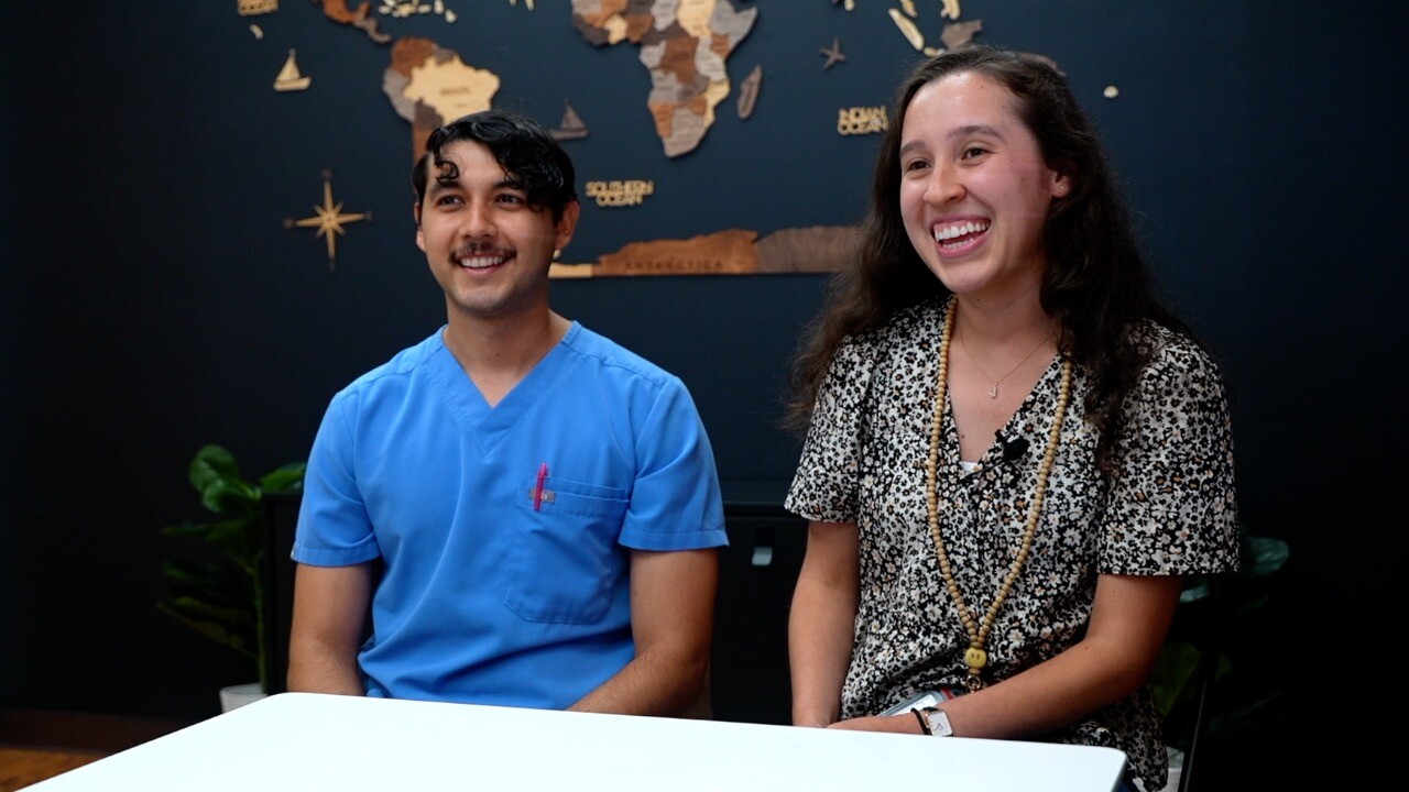 Clewiston Middle School algebra teacher, Estefania Leon, and her husband, Gustavo Guerra.