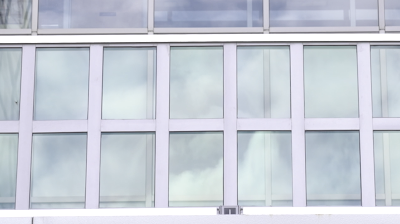 Solar glass installed at MSU's Biomedical and Physical Sciences building