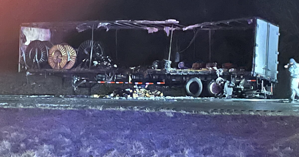 Crash involving semi truck impacts traffic on northbound I-35 near Gardner Road - Vimarsana News