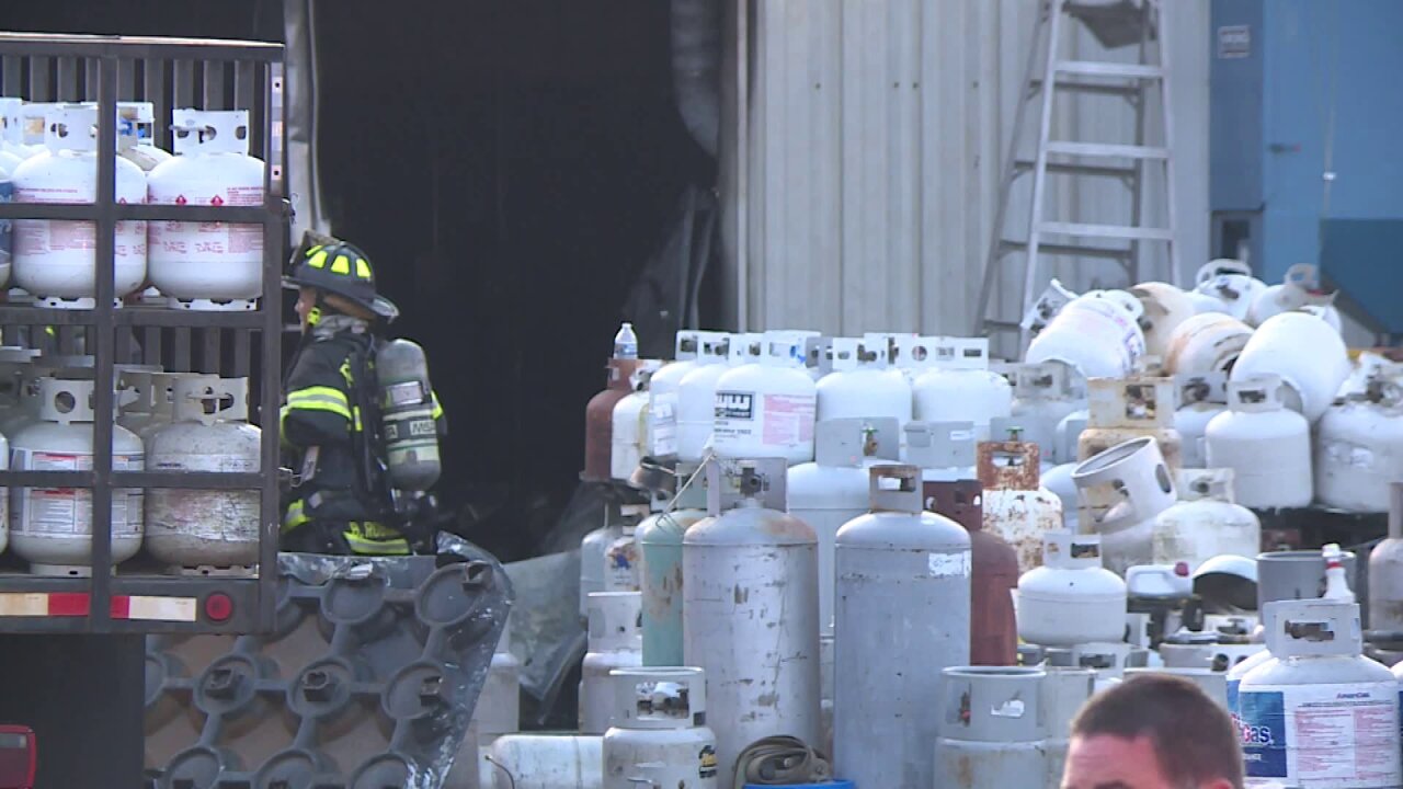 Propane tanks explode during fire at Richmond filling station