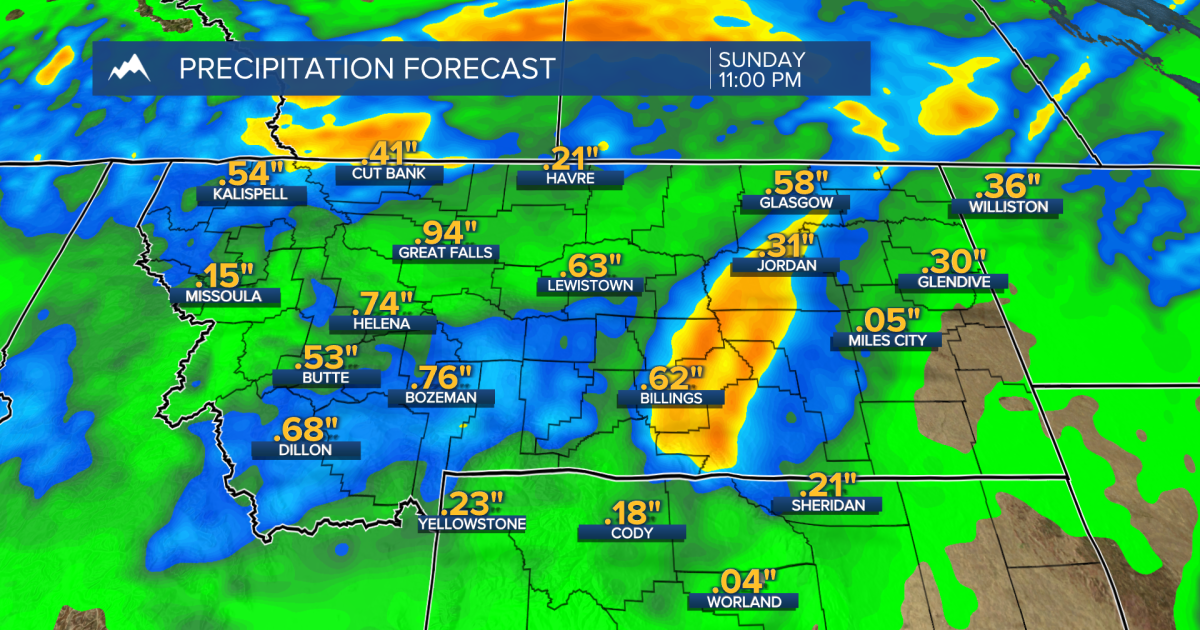 Q2 Billings Area Weather: A soggy and cool end to the first weekend of ...