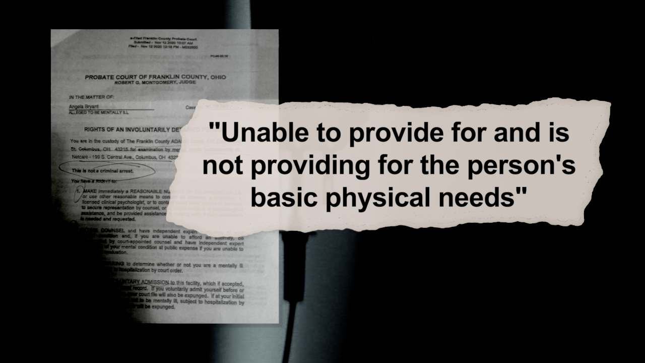 Dr. Angela Bryant's involuntary institutionalization