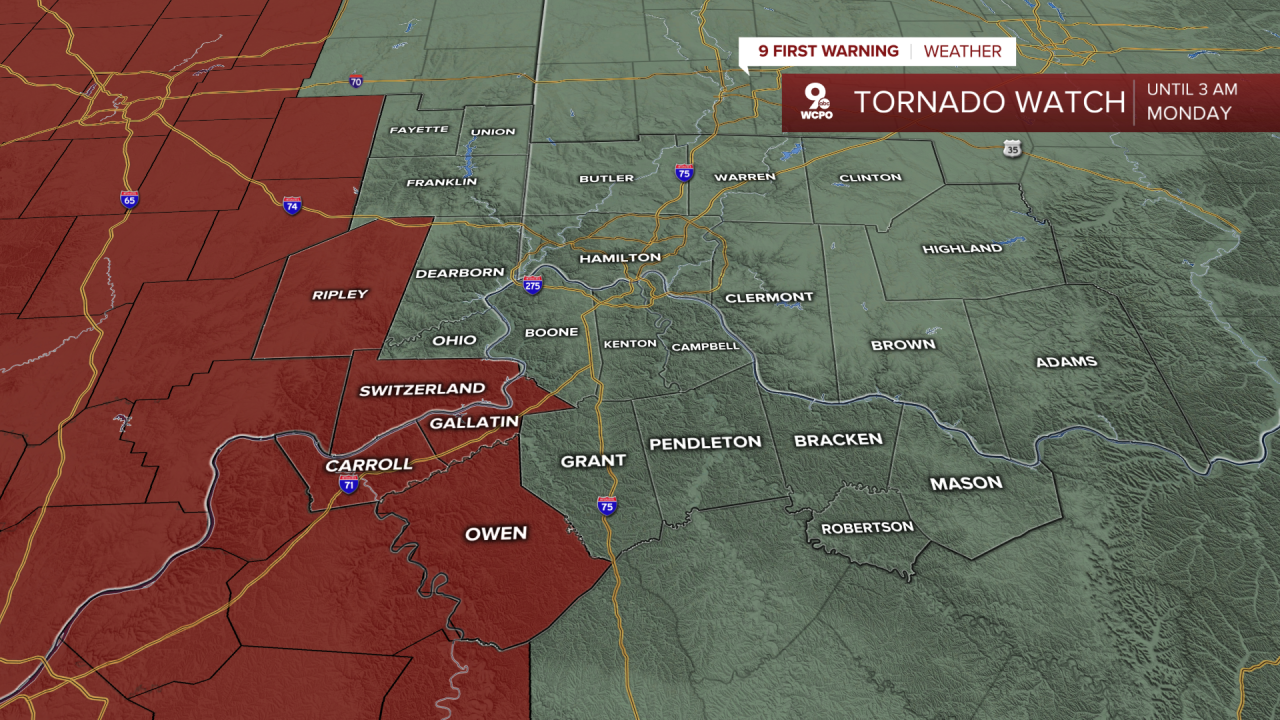Tornado Watch (In Red)