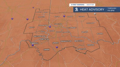 Heat Advisory through Friday evening