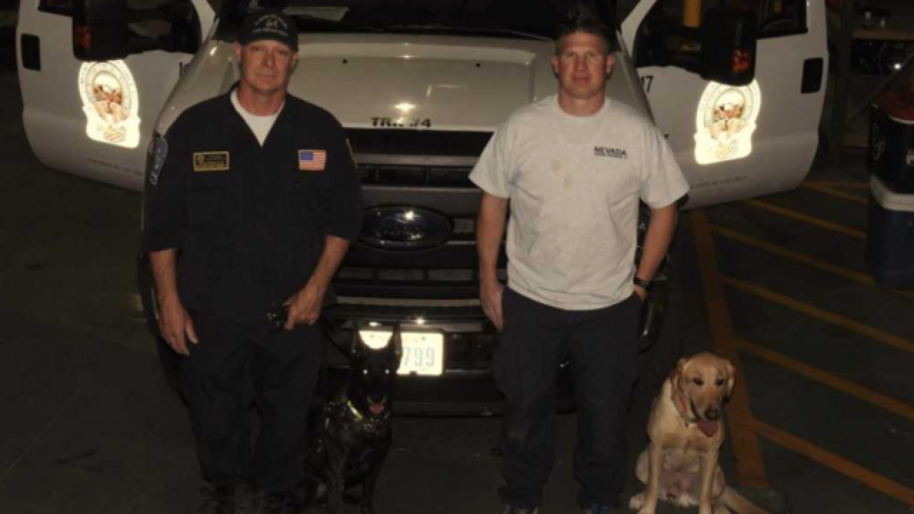 Clark County K9 teams assist Camp Fire recovery