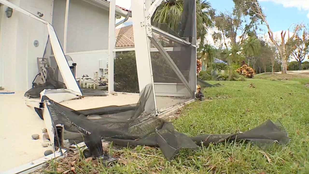 Wellington tornado damage to Glenn Gurvitch's home