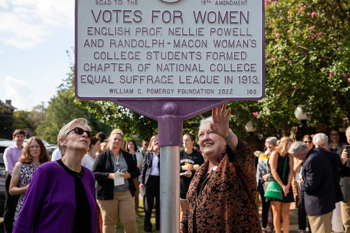 Nancy Tate and Sue Ott Rowlands