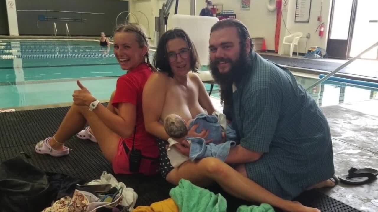 Teenage lifeguard helps couple deliver baby at YMCA pool in Longmont