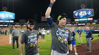 NLCS Brewers Dodgers Baseball