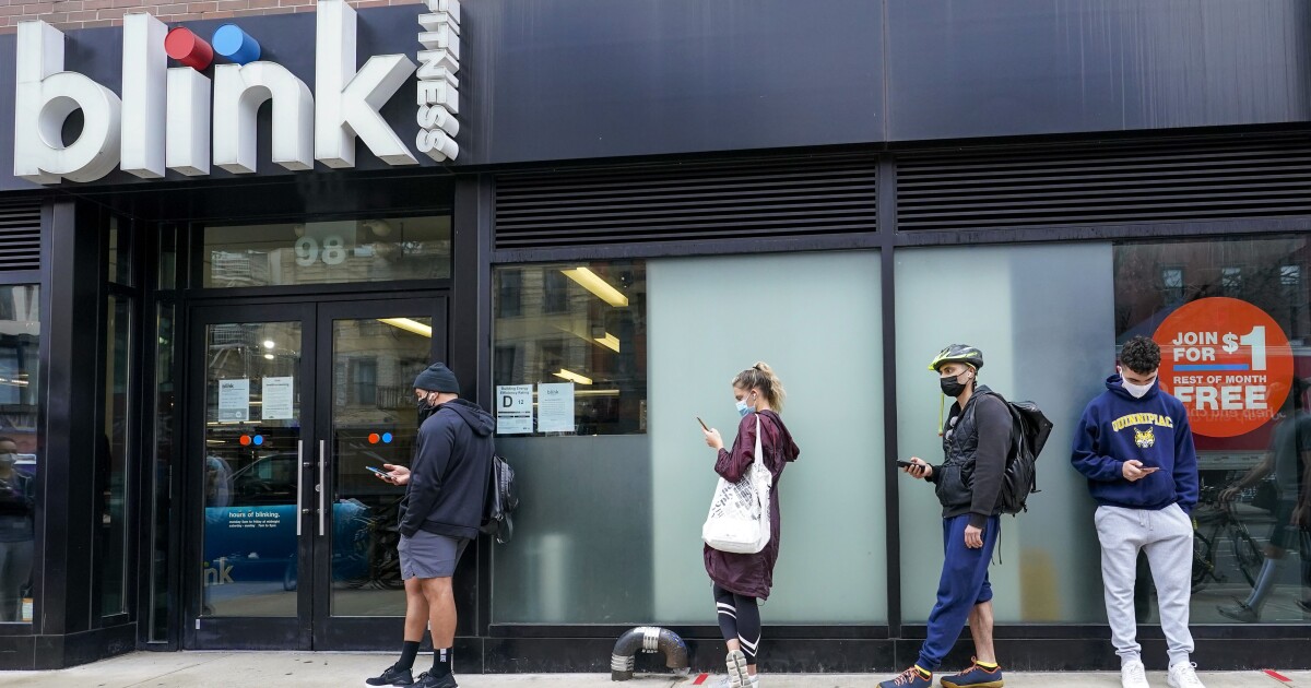 Blink Fitness, a low-cost gym with over 100 locations, files for bankruptcy