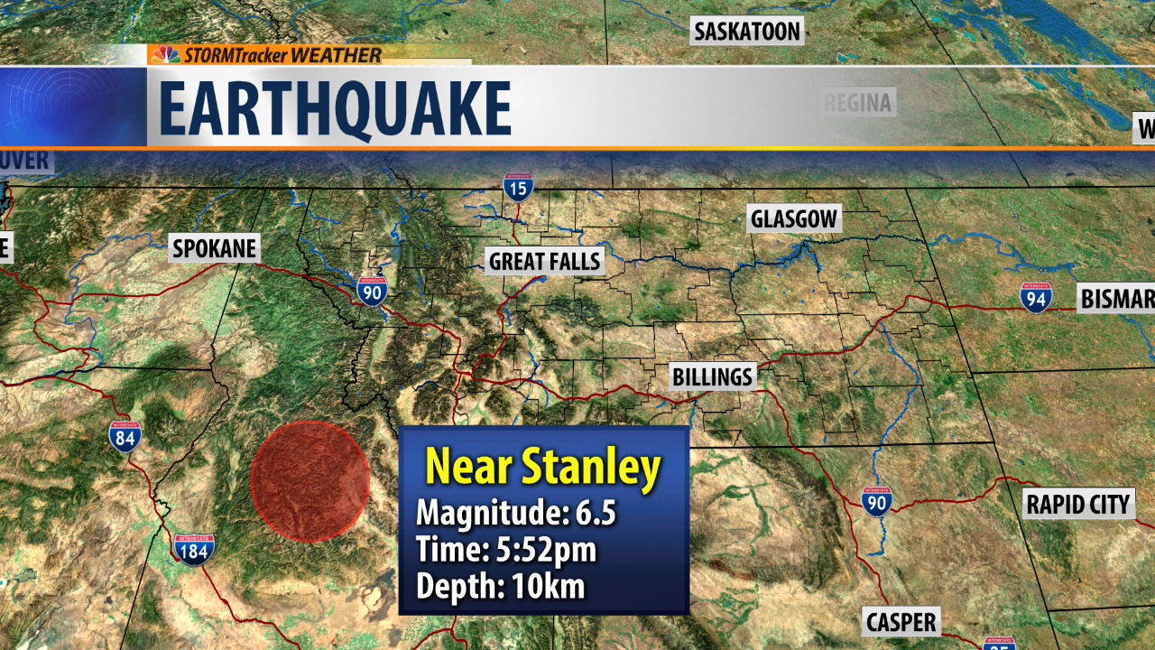 6.5 Earthquake in Idaho felt in Montana
